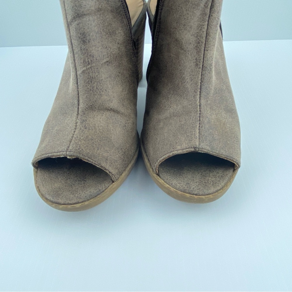 Maurices Block Heeled Shoes Glenda Sz 8.5M Zipper Side - Picture 6 of 12